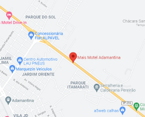 Mapa do Mais Motel