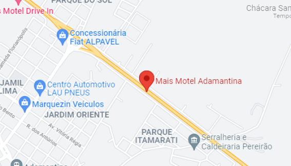 Mapa do Mais Motel