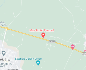 Mapa do Mais Motel - Parapuã